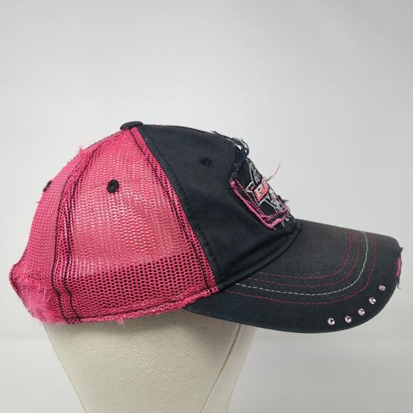 PBR Professional Bull Riders Trucker Hat Multicolor OS Distressed Mesh Back - Picture 5 of 10